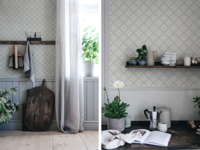 Sandberg Trellis - Misty Blue