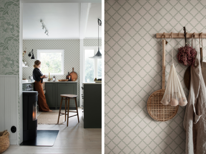 Sandberg Trellis - Forest Green