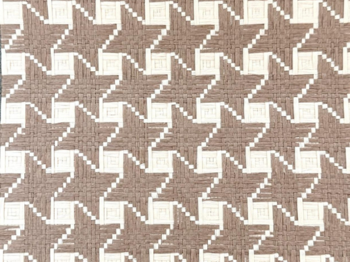 Catchii weave behang Star Brown - W756