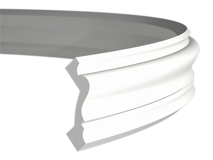 Gaudi flexibele kroonlijst 1.50.100