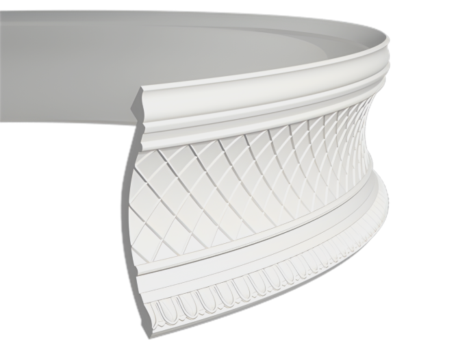 Gaudi flexibele kroonlijst 1.50.138