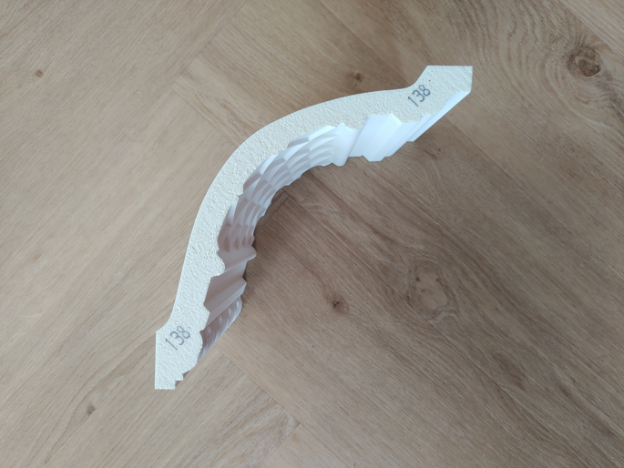 Gaudi flexibele kroonlijst 1.50.138