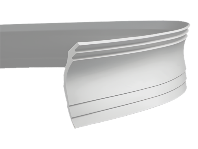 Gaudi flexibele kroonlijst 1.50.147