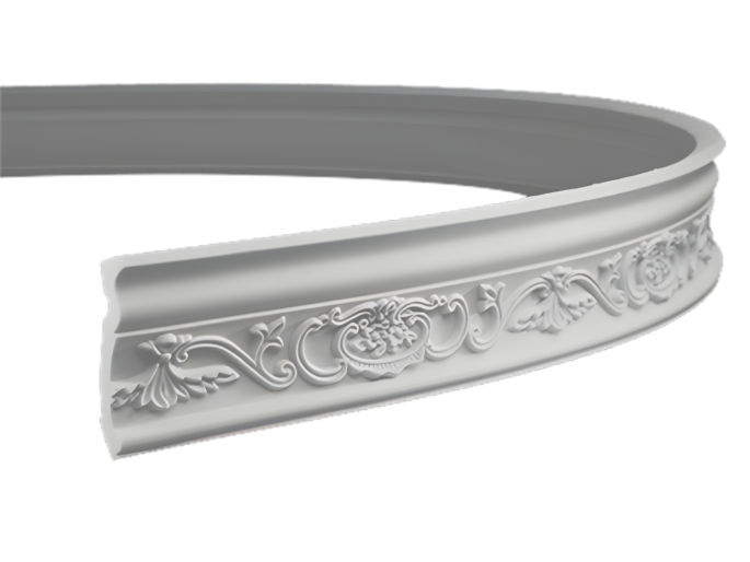 Gaudi flexibele kroonlijst 1.50.162