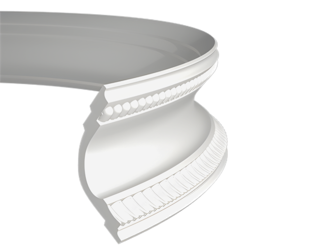 Gaudi flexibele kroonlijst 1.50.164