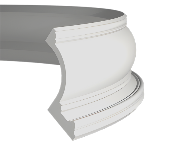 Gaudi flexibele kroonlijst 1.50.209