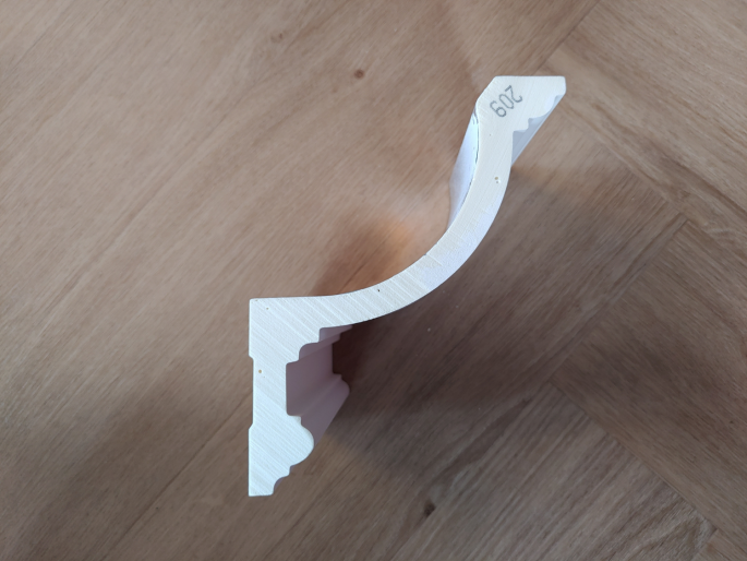 Gaudi flexibele kroonlijst 1.50.209