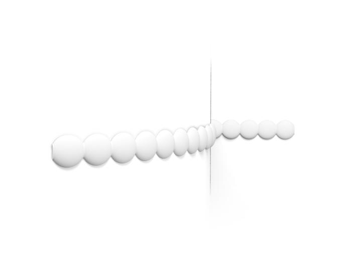 Orac flexibele wandlijst P9903F