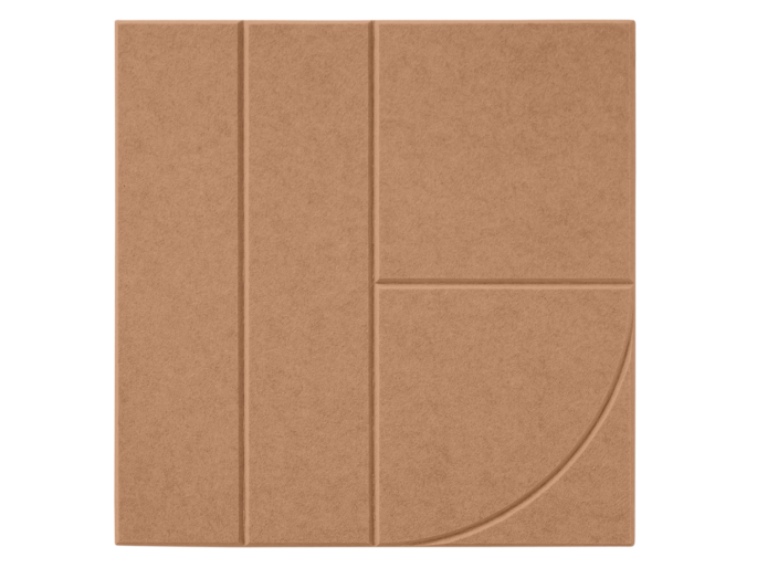 Maeven Art akoestisch paneel Sadé VIII - Cognac