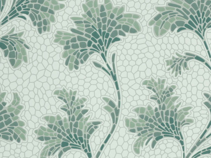 Little Greene Mosaic Trail - Aquamarine