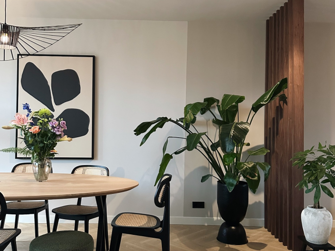 Noakk XL Roomdivider walnoot