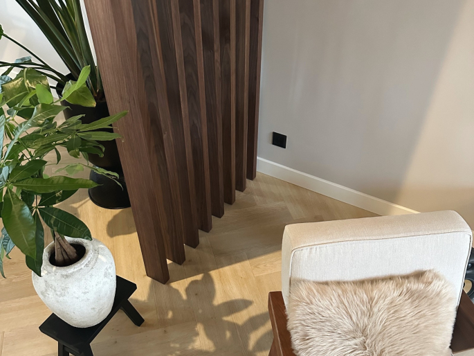 Noakk XL Roomdivider walnoot