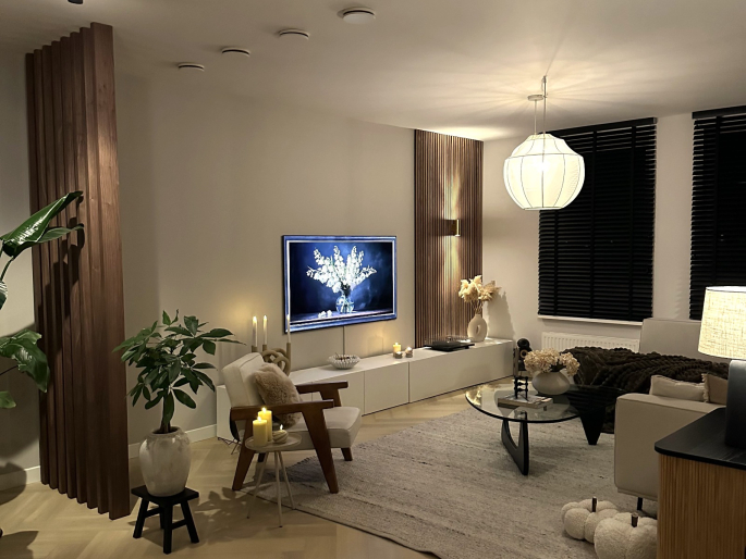 Noakk XL Roomdivider walnoot