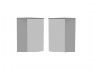 Orac plintneut D330LR (1set)