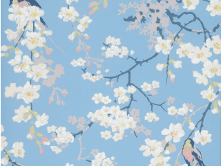 Little Greene Massingberd Blossom - Pale Blue