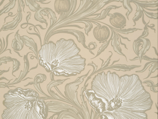 Little Greene Poppy Trail - Portland Stone