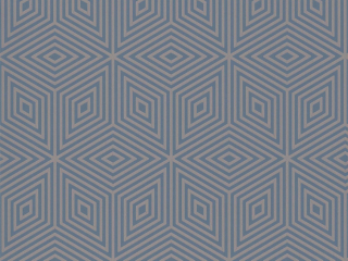 Paint & Paper Library Marquetry Tile - Blue Blood