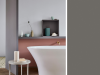 Little Greene - Dark Lead Colour 118 op een meubel