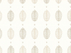 Cones - Lint behang van Little Greene met wit/beige achtergrond