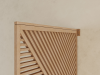 Roomdivider Shibuya - Blanke lak - 255 cm