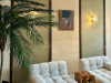 Catchii weave behang Goud Lichtgroen - W021