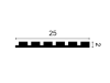 Orac wandpaneel W111 - Bar