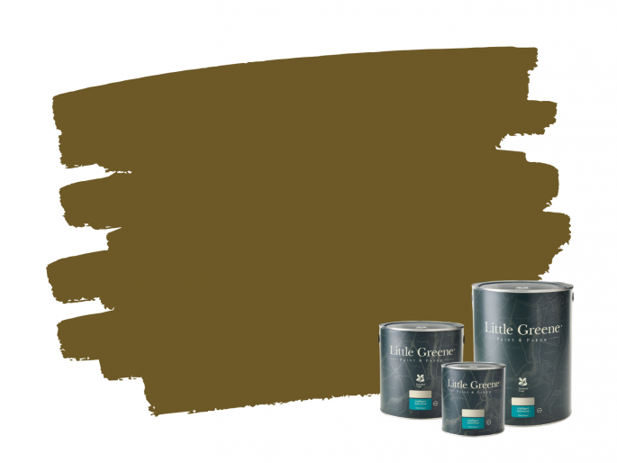 Little Greene Light Bronze Green 123 Intelligent Satin