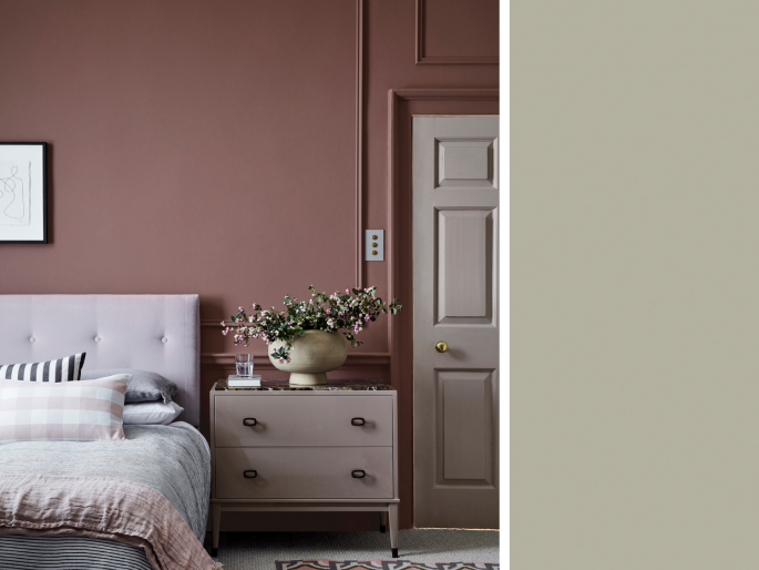 Little Greene - French Grey Dark 163 op de deur