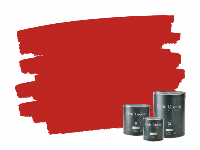 Little Greene Atomic Red 190 Absolute Matt Emulsion