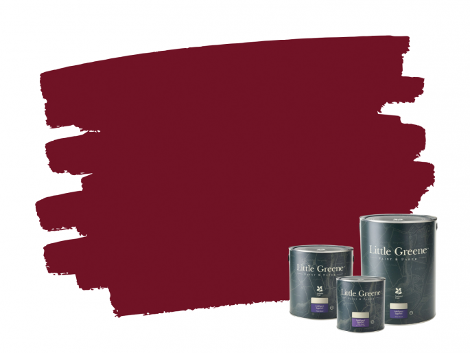 Little Greene Theatre Red 192 Intelligent Eggshell