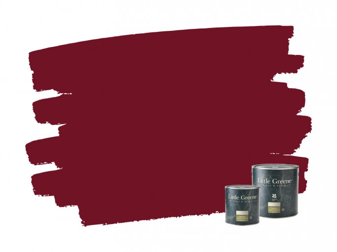 Little Greene Intelligent Exterior Eggshell - Theatre Red 192