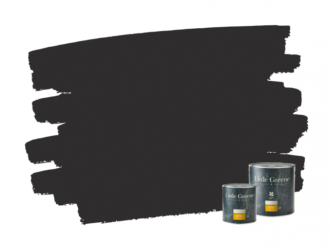 Little Greene Intelligent Floor Paint - Lamp Black 228