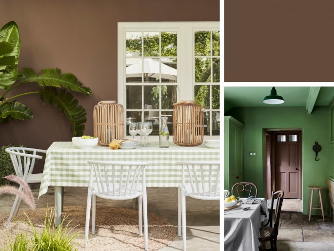 Little Greene - Scullery 318 op binnenmuur