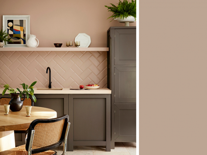 Little Greene - Mochi 344 geverfd op tegels