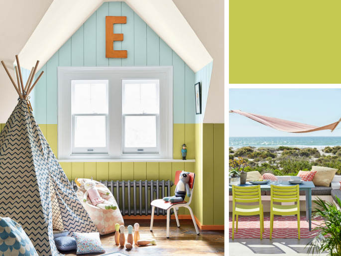 Little Greene Intelligent Floor Paint - Pale Lime 70