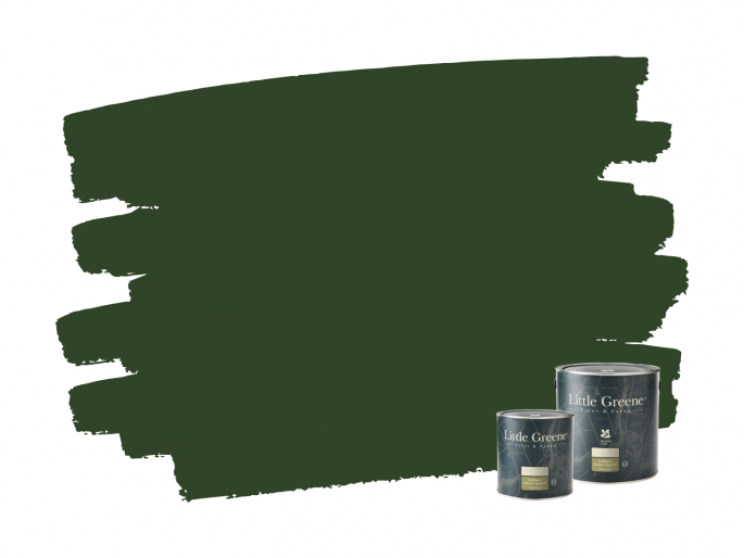 Little Greene Intelligent Exterior Eggshell - Dark Brunswick Green 88