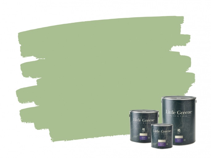 Little Greene Pea Green 91 Intelligent Eggshell