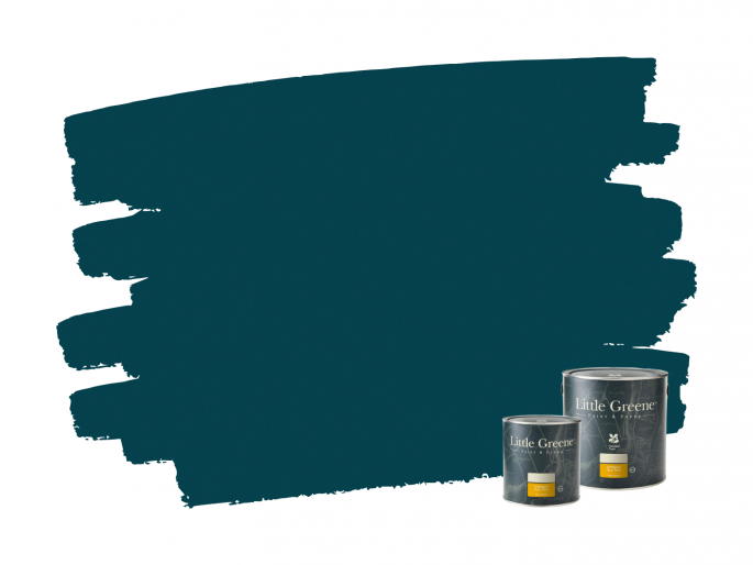 Little Greene Intelligent Floor Paint - Marine Blue 95