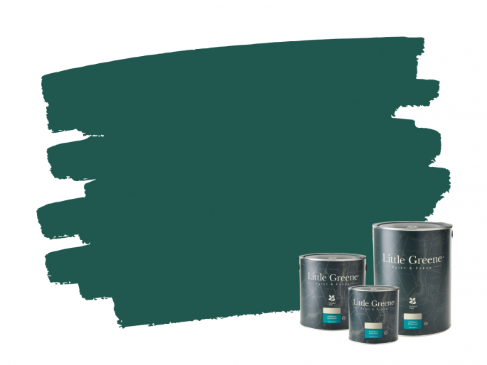 Little Greene Mid Azure Green 96 Intelligent Satin