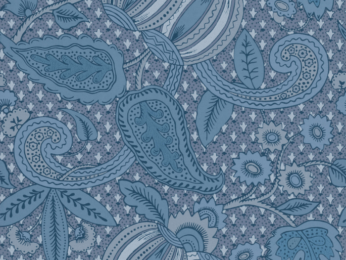 Little Greene Pomegranate - Blue Scale