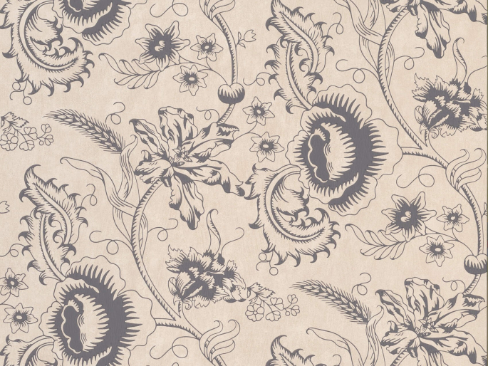 Little Greene Woodblock Mono - Knightsbridge