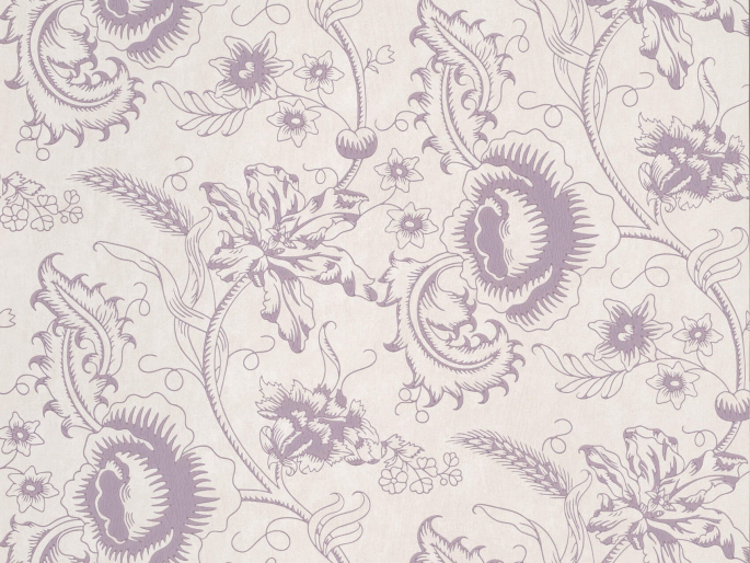 Little Greene Woodblock Mono - Plum