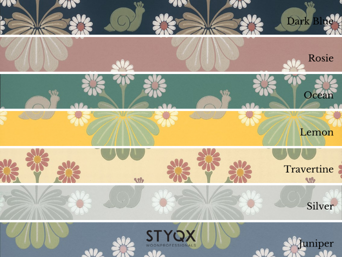 Little Greene Burges Snail - Silver