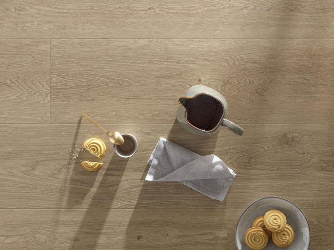 Floorify PVC Lange planken Champagne F017T