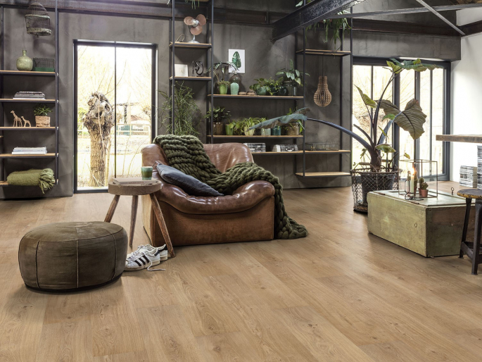 Floorify PVC Lange planken Cognac F019T