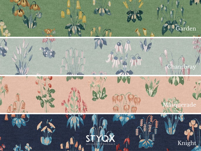 Little Greene Millefleur - Chambray