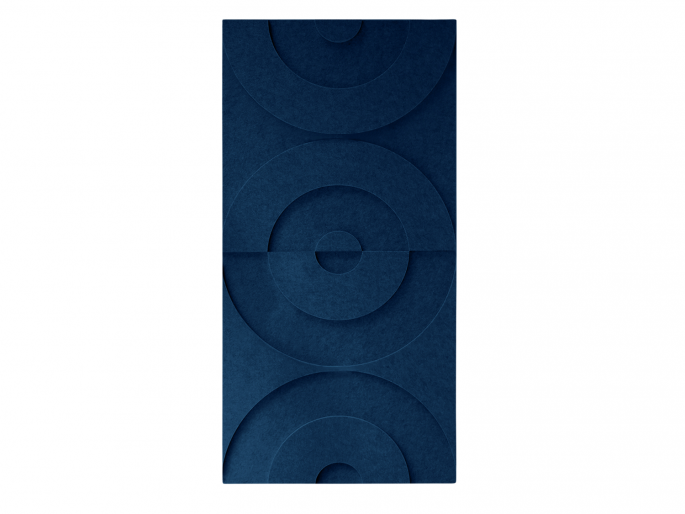 Maeven Art akoestische 3D panelen Maya II - Navy Blue (set van 2)