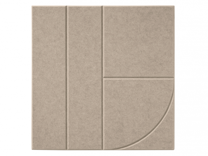 Maeven Art akoestisch paneel Sadé VIII - Beige