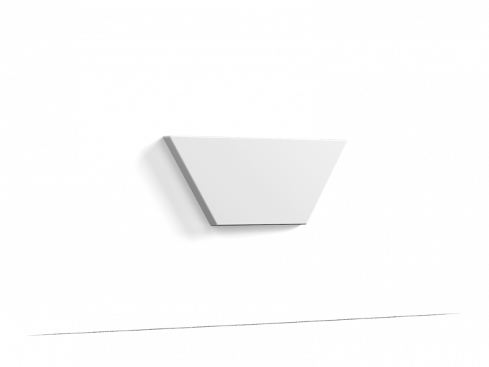 Orac wandpaneel W101 - Trapezium